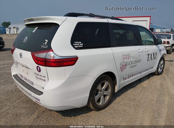 5TDKK3DC9GS719845 2016 TOYOTA SIENNA Белый Задняя правая четверть