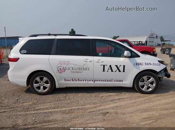 5TDKK3DC9GS719845 2016 TOYOTA SIENNA Белый Вид задней части салона