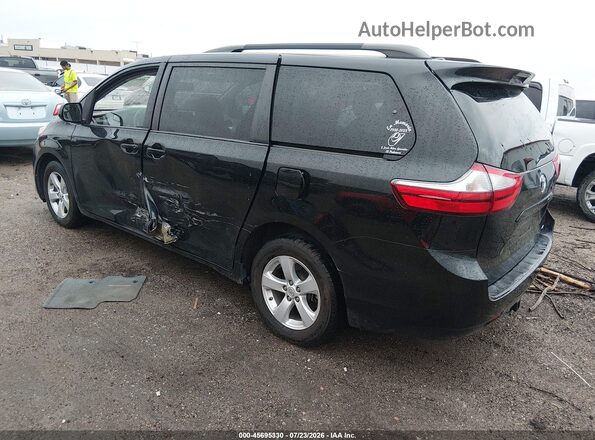 5TDKK3DC9GS756720 2016 TOYOTA SIENNA Черный Задняя левая четверть