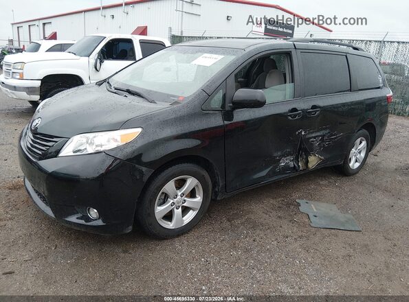 5TDKK3DC9GS756720 2016 TOYOTA SIENNA Черный Передняя левая четверть