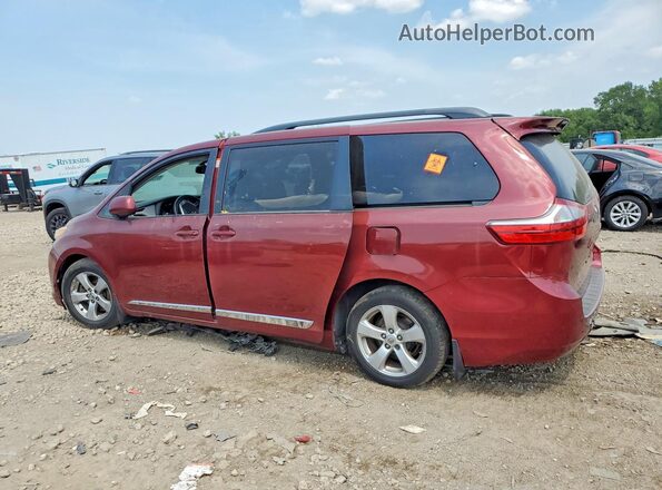 5TDKK3DCXGS727324 2016 TOYOTA SIENNA Burgundy Tył lewy