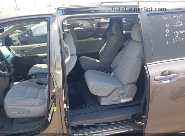 5TDKK3DCXGS732054 2016 TOYOTA SIENNA Gray VIN sticker view