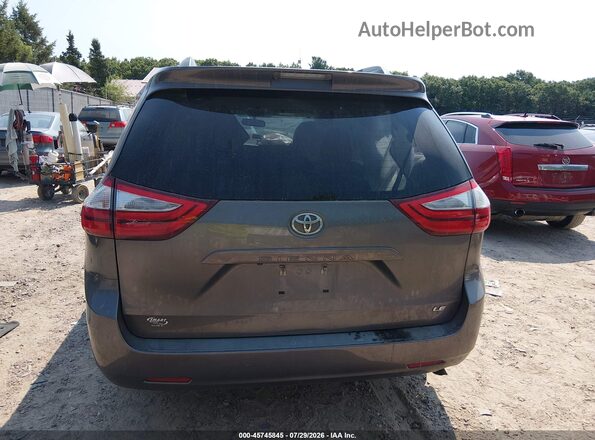 5TDKK3DCXGS756970 2016 TOYOTA SIENNA Gray 