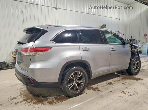 5TDKKRFH0GS147611 2016 TOYOTA HIGHLANDER Gray Հետևի աջ