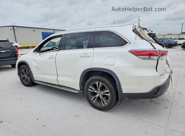 5TDKKRFH0GS163713 2016 TOYOTA HIGHLANDER White Tył lewy