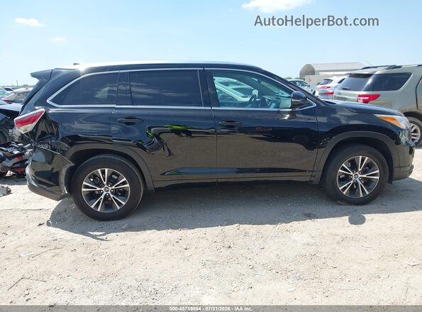 5TDKKRFH1GS147648 2016 TOYOTA HIGHLANDER Black 360 interior view