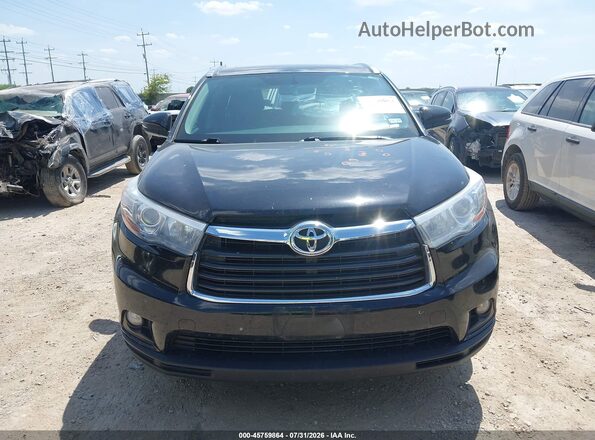 5TDKKRFH1GS147648 2016 TOYOTA HIGHLANDER Black Rear interior view