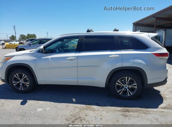 5TDKKRFH1GS165471 2016 TOYOTA HIGHLANDER White სალონის 360-გრადუსიანი ხედი