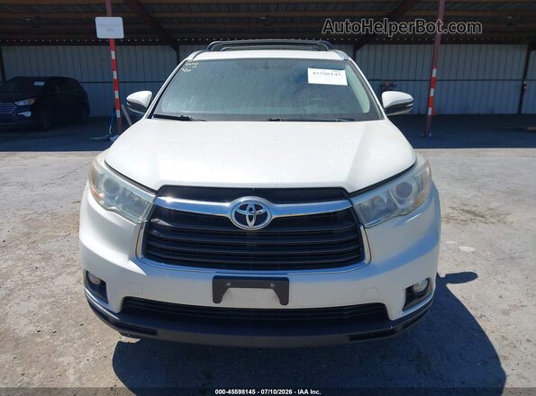5TDKKRFH1GS165471 2016 TOYOTA HIGHLANDER White ხელსაწყოთა პანელის ხედი