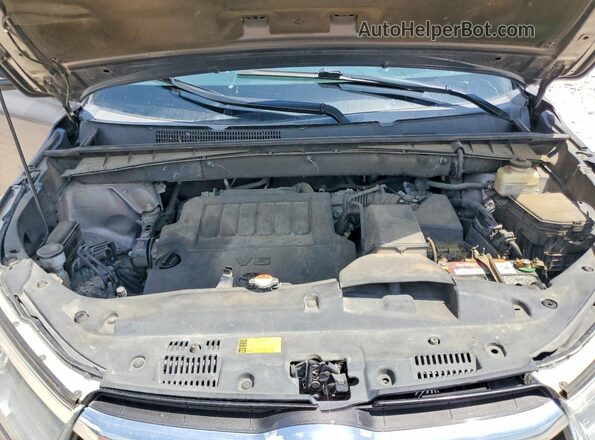 5TDKKRFH3GS502724 2016 TOYOTA HIGHLANDER Серый Вид подкапотного пространства