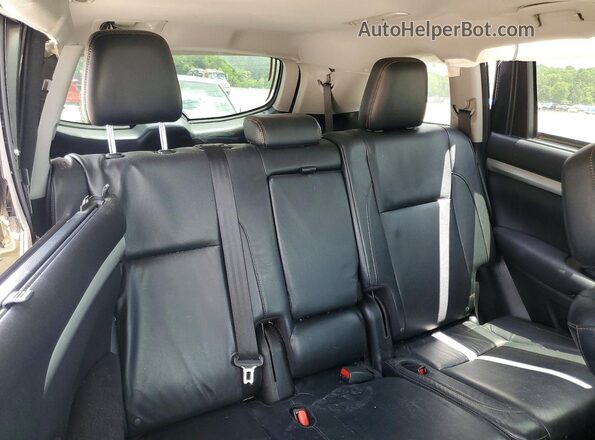 5TDKKRFH3GS502724 2016 TOYOTA HIGHLANDER Серый Вид задней части салона