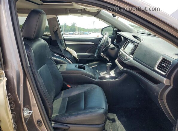 5TDKKRFH3GS502724 2016 TOYOTA HIGHLANDER Серый Вид салона спереди