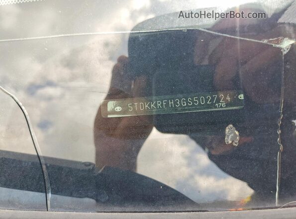 5TDKKRFH3GS502724 2016 TOYOTA HIGHLANDER Серый Вид наклейки с VIN-кодом