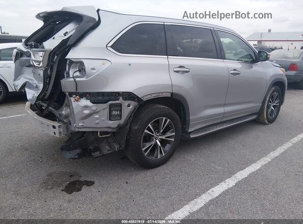 5TDKKRFH3GS503887 2016 TOYOTA HIGHLANDER Silver Trasero derecho