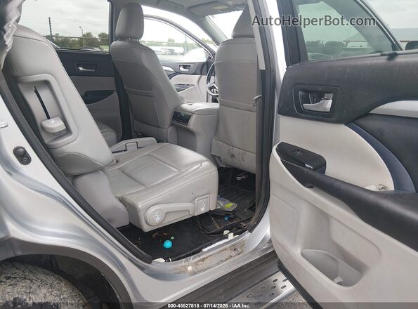 5TDKKRFH3GS503887 2016 TOYOTA HIGHLANDER Silver Vista de la etiqueta del VIN