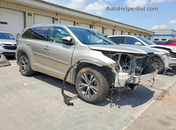 5TDKKRFH3GS505901 2016 TOYOTA HIGHLANDER Beige წინა მარჯვენა