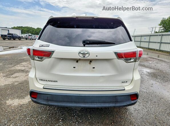5TDKKRFH4GS152505 2016 TOYOTA HIGHLANDER Белый Вид сзади