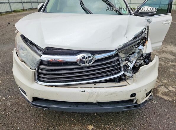 5TDKKRFH4GS152505 2016 TOYOTA HIGHLANDER Белый Вид подкапотного пространства