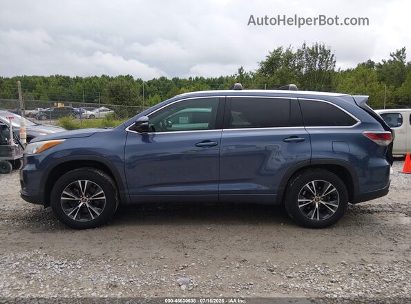 5TDKKRFH5GS127998 2016 TOYOTA HIGHLANDER Blue სალონის 360-გრადუსიანი ხედი