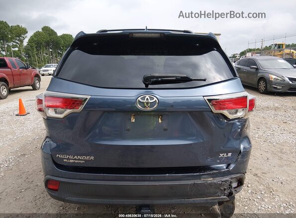 5TDKKRFH5GS127998 2016 TOYOTA HIGHLANDER Blue 