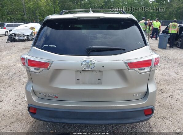 5TDKKRFH6GS501230 2016 TOYOTA HIGHLANDER Tan 