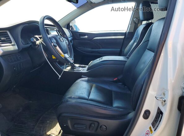 5TDKKRFH8GS131060 2016 TOYOTA HIGHLANDER White Вид салону спереду