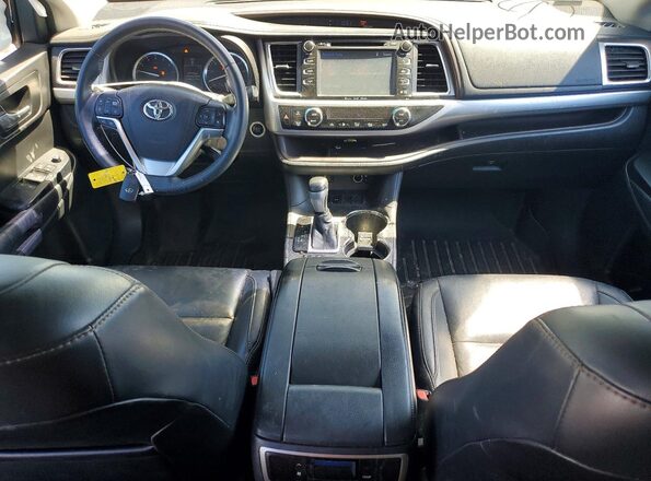 5TDKKRFH8GS131060 2016 TOYOTA HIGHLANDER White Вид панелі приладів