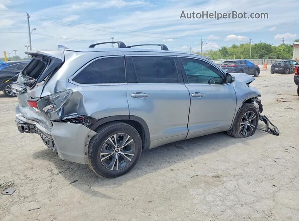 5TDKKRFH8GS164074 2016 TOYOTA HIGHLANDER Серебряный Задняя правая четверть