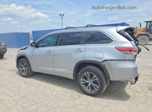 5TDKKRFH8GS164074 2016 TOYOTA HIGHLANDER Серебряный Задняя левая четверть