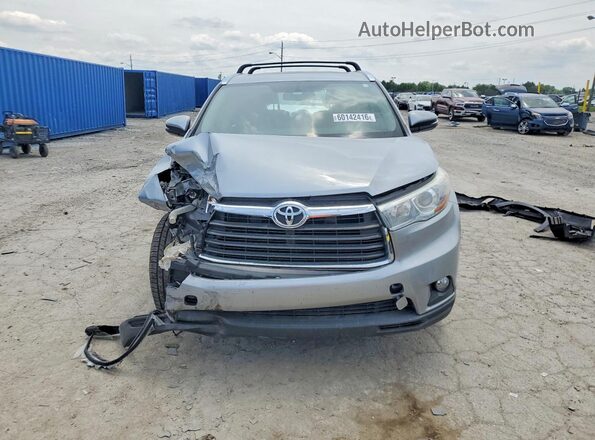 5TDKKRFH8GS164074 2016 TOYOTA HIGHLANDER Серебряный Вид спереди
