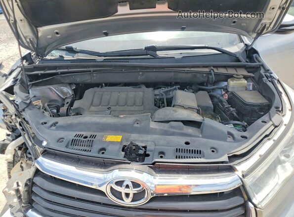 5TDKKRFH8GS164074 2016 TOYOTA HIGHLANDER Серебряный Вид подкапотного пространства