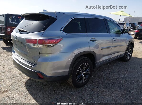 5TDKKRFH8GS505165 2016 TOYOTA HIGHLANDER Silver Հետևի աջ