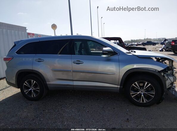 5TDKKRFH8GS505165 2016 TOYOTA HIGHLANDER Silver Սալոնի 360 աստիճան տեսք
