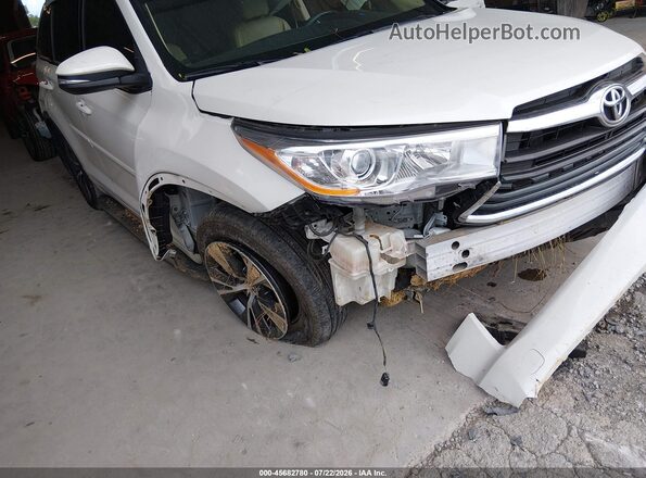 5TDKKRFH9GS168456 2016 TOYOTA HIGHLANDER White Դիմացի տեսք