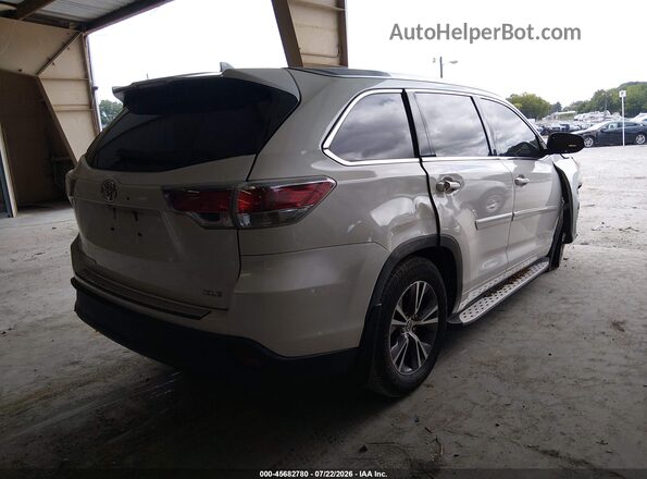 5TDKKRFH9GS168456 2016 TOYOTA HIGHLANDER White Հետևի աջ