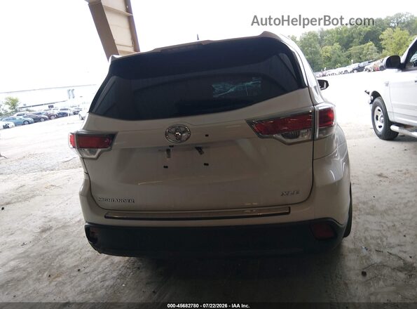 5TDKKRFH9GS168456 2016 TOYOTA HIGHLANDER White 