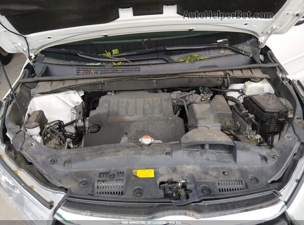 5TDKKRFH9GS168456 2016 TOYOTA HIGHLANDER White Հետևի տեսք