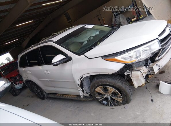 5TDKKRFH9GS168456 2016 TOYOTA HIGHLANDER White Սալոնի հետևի տեսք