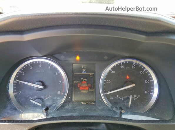 5TDKKRFH9GS507216 2016 TOYOTA HIGHLANDER Черный Вид щитка приборов