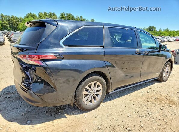 5TDKRKEC0MS016795 2021 TOYOTA SIENNA Black Задня права чверть