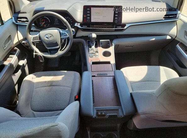 5TDKRKEC0MS016795 2021 TOYOTA SIENNA Black Вид панелі приладів