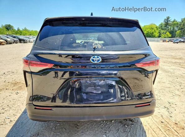 5TDKRKEC0MS016795 2021 TOYOTA SIENNA Black Вид ззаду