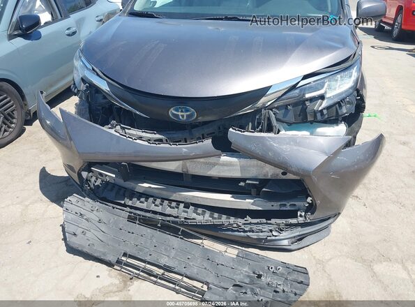 5TDKRKEC1MS011508 2021 TOYOTA SIENNA Gray Vista frontal