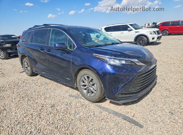 5TDKRKEC1MS061955 2021 TOYOTA SIENNA Blue Առջևի աջ