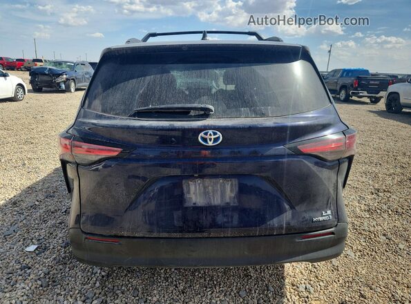 5TDKRKEC1MS061955 2021 TOYOTA SIENNA Blue Հետևի տեսք