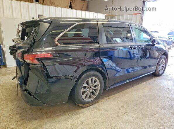 5TDKRKEC2MS043352 2021 TOYOTA SIENNA Черный Задняя правая четверть