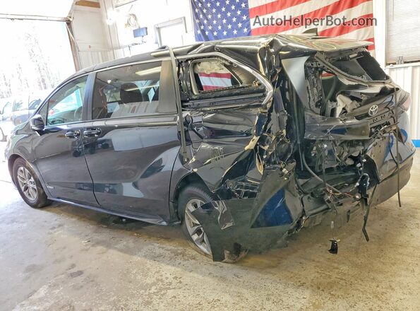 5TDKRKEC2MS043352 2021 TOYOTA SIENNA Черный Задняя левая четверть