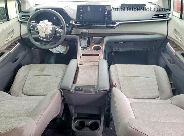 5TDKRKEC3MS028195 2021 TOYOTA SIENNA White წინა პანელის ხედი