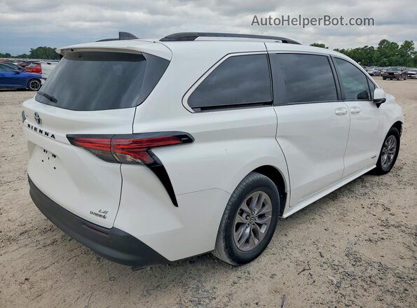 5TDKRKEC3MS028195 2021 TOYOTA SIENNA White უკანა მარჯვენა