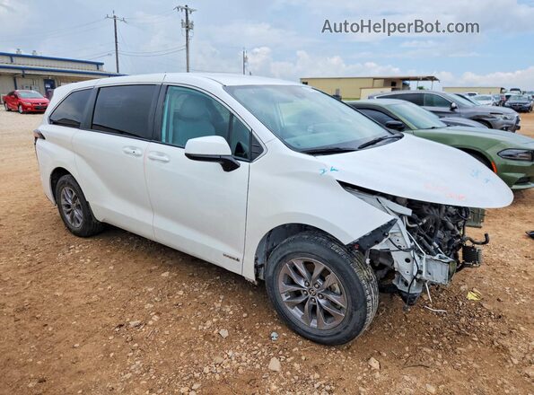 5TDKRKEC3MS030738 2021 TOYOTA SIENNA White Передня права чверть